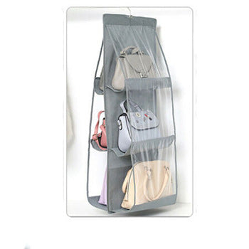 Wardrobe hanging 3-layer 6-pack storage bag Underwear dust-proof hanging bag Multi-layer finishing bag Socks storage box