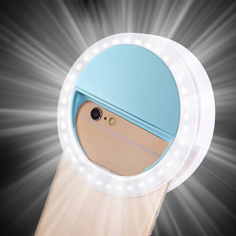 RK12 selfie lens photography LED ring light portable mobile selfie for various mobile phone fill light