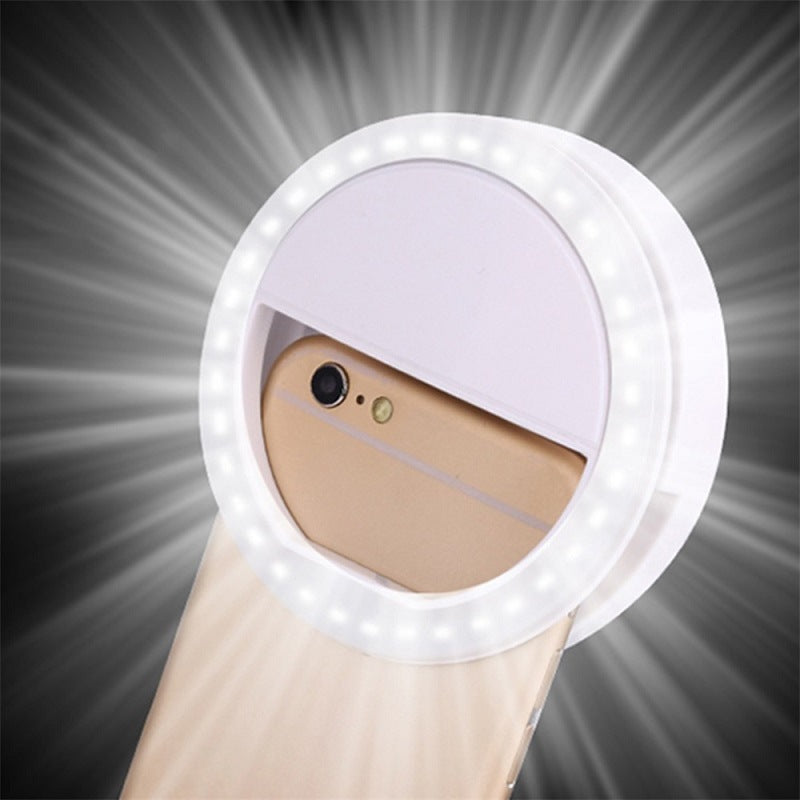 RK12 selfie lens photography LED ring light portable mobile selfie for various mobile phone fill light