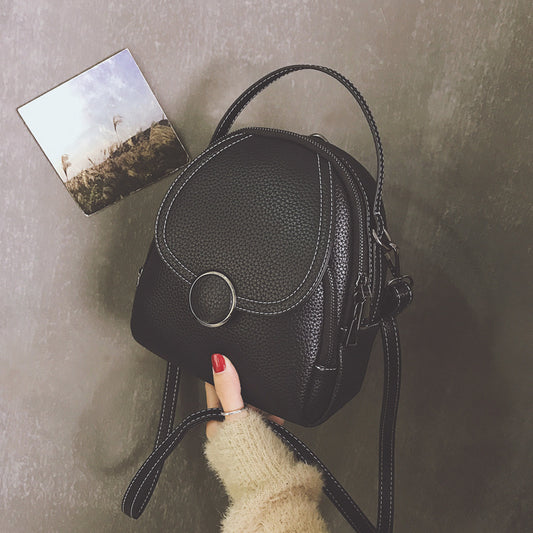 Backpack female 2019 new Korean version of Harajuku student small school bag shoulder messenger bag mini backpack travel bag