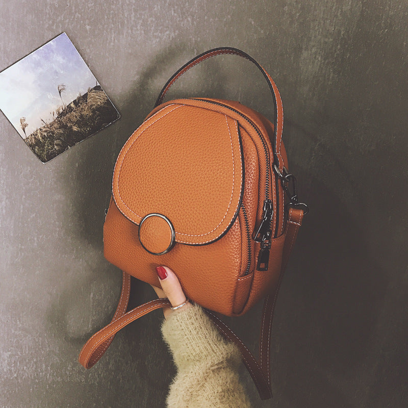 Backpack female 2019 new Korean version of Harajuku student small school bag shoulder messenger bag mini backpack travel bag