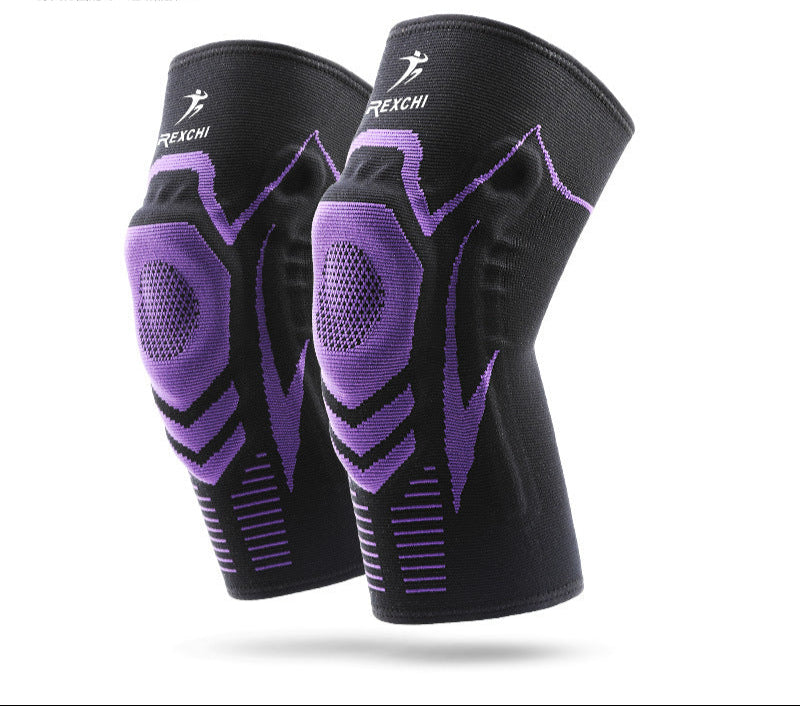 Sports Kneepads Leggings Basketball Running Gym Silicone Spring Support Kneepads