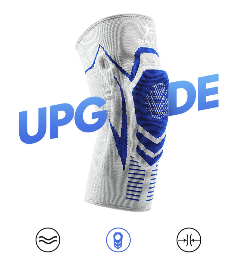 Sports Kneepads Leggings Basketball Running Gym Silicone Spring Support Kneepads