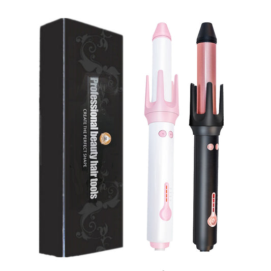 Amazon's new curling iron ceramic glaze liquid crystal display large volume small volume pear flower head net red electric curling iron hair iron