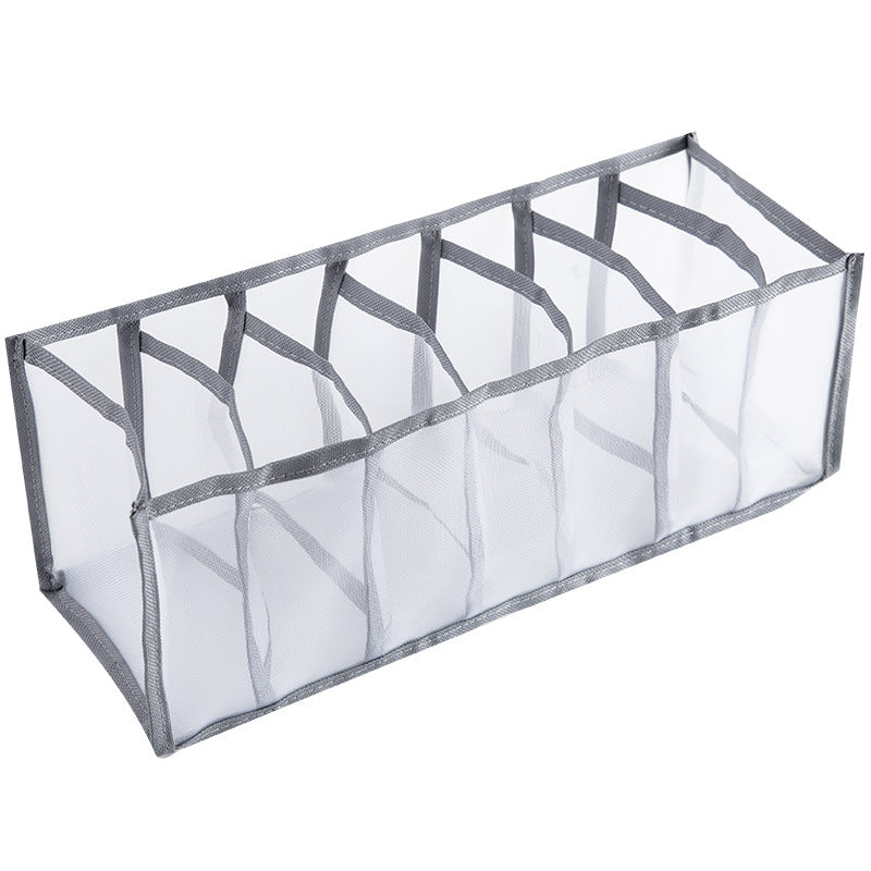 Underwear storage box, closet drawer compartment, socks artifact, household fabric underwear, compartmental box, sorting compartment