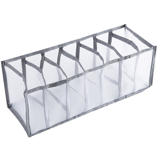 Underwear storage box, closet drawer compartment, socks artifact, household fabric underwear, compartmental box, sorting compartment