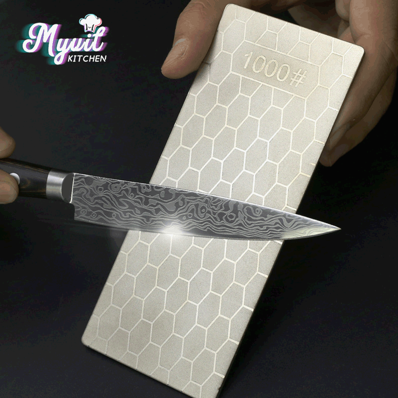 Kitchen explosion type diamond sharpening stone square honeycomb sharpening blade grinding wheel jade printing stone kitchen sharpener