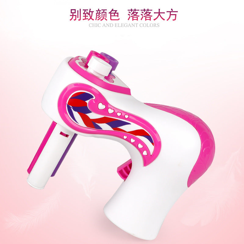 Free shipping Douyin braid, electric three-strand tying hair braiding device, lazy children’s hair tying play house toy