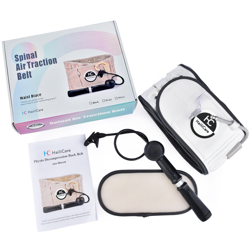 Cross-border explosive product HailiCare inflatable belt lumbar traction device waist medical fixed belt orthosis