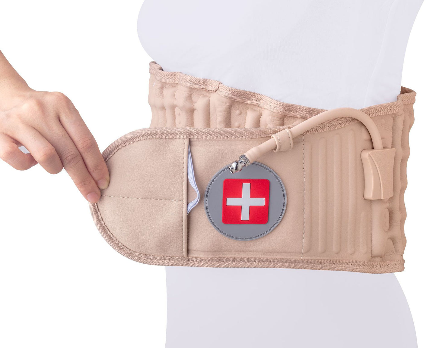 Supply inflatable waist belt elderly health care products lumbar disc herniation lumbar traction belt lumbar traction device