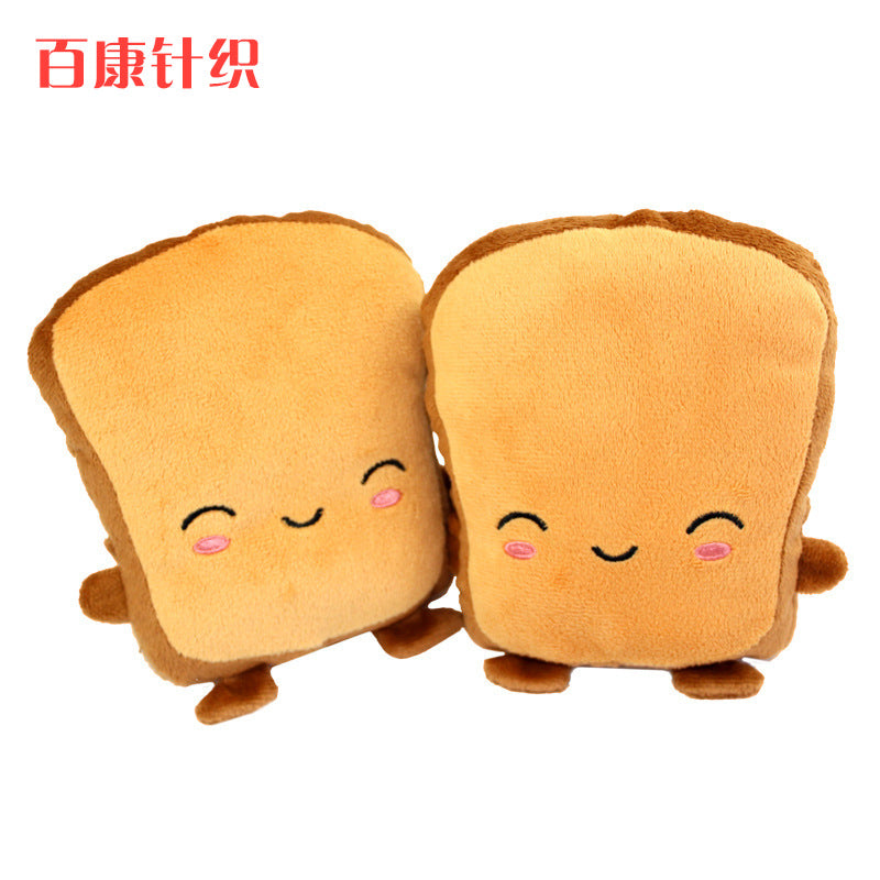 TOUCH, USB heating heating warm gloves Cute bread heating Electric cartoon gloves