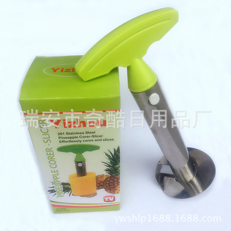 Cross-border explosion models pineapple knife peeling stainless steel multi-function peeling and meat cutting pineapple artifact peeler