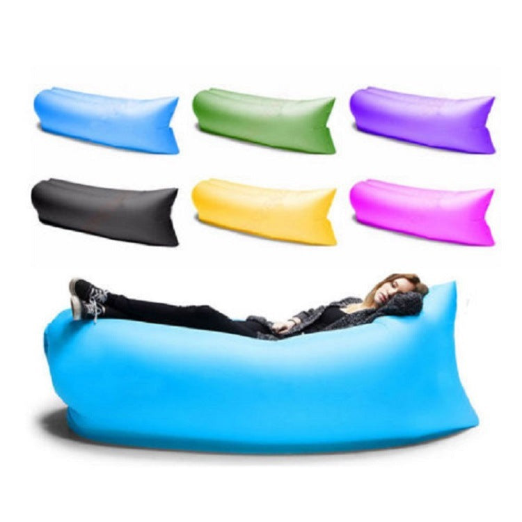 Outdoor Europe and America lazy sofa portable collapsible inflatable sofa beach sleeping bag camping air sofa bed