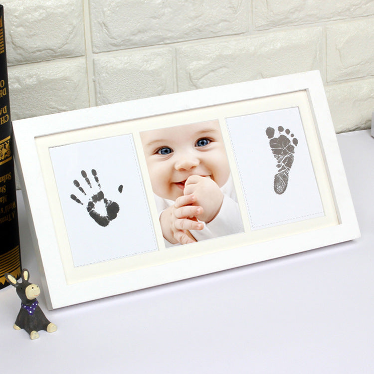Newborn hand and foot print mud hand and foot print child baby hand print mud baby birthday gift souvenir