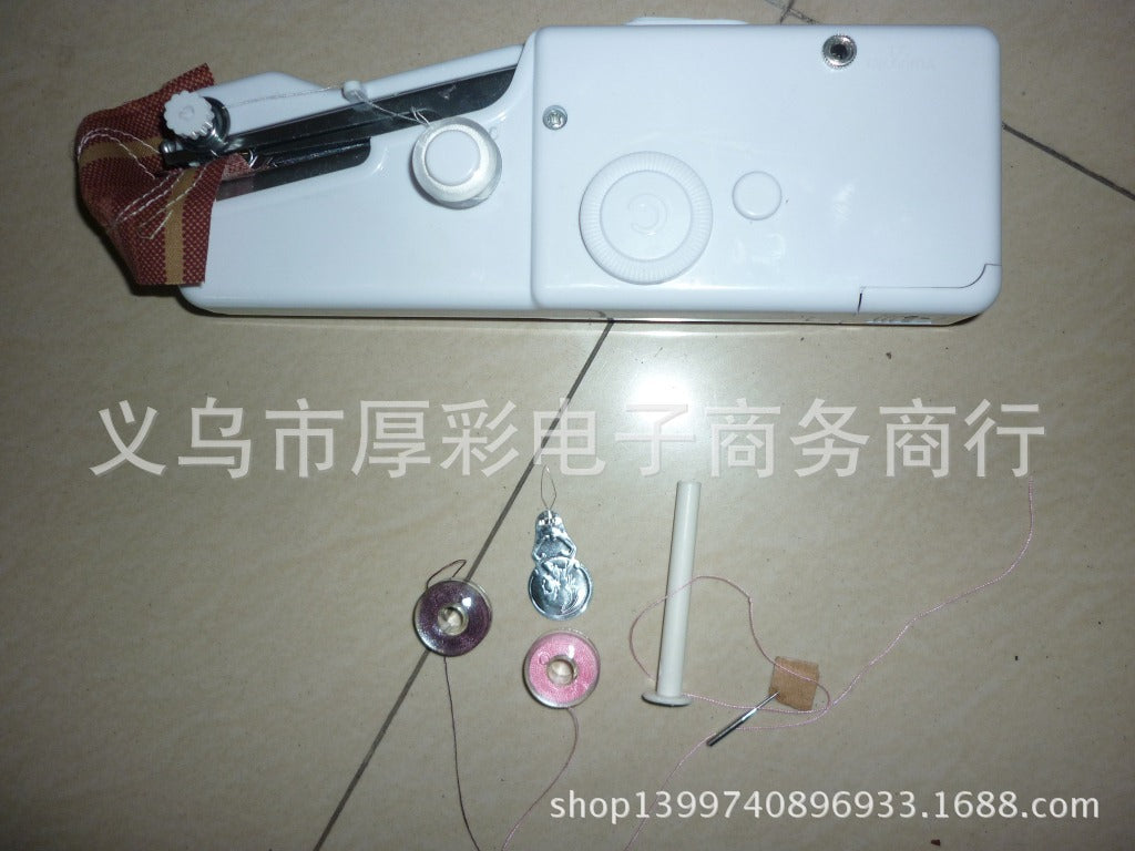 Handheld portable sewing machine handy stitch multifunctional mini electric sewing machine sewing machine pink
