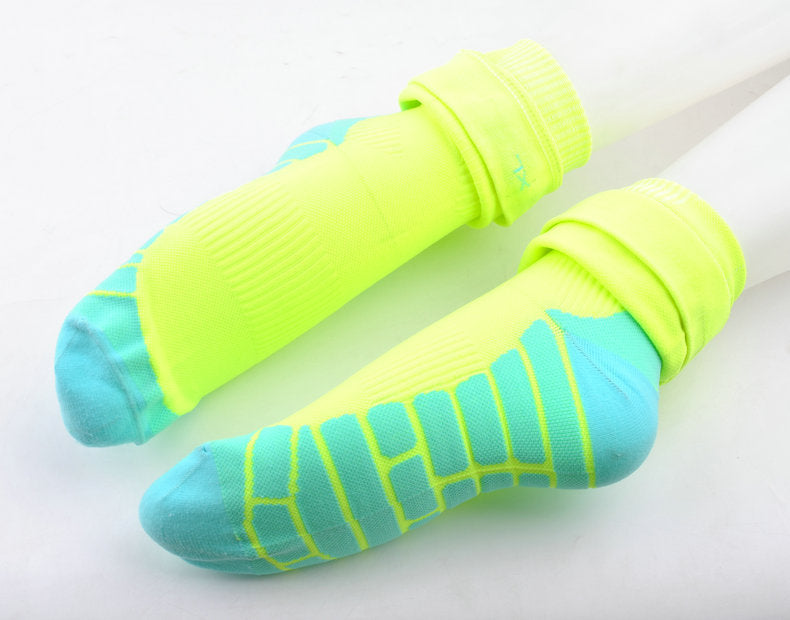 Thick outdoor sports ski riding moisture-absorbing terry towel socks long tube running function socks training socks compression socks