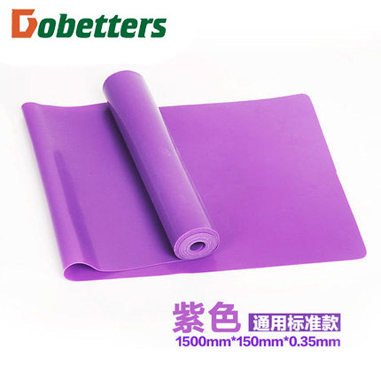 Eco-friendly and tasteless latex yoga elastic band Stretching tension sheet resistance band Pull rope Fitness tension belt