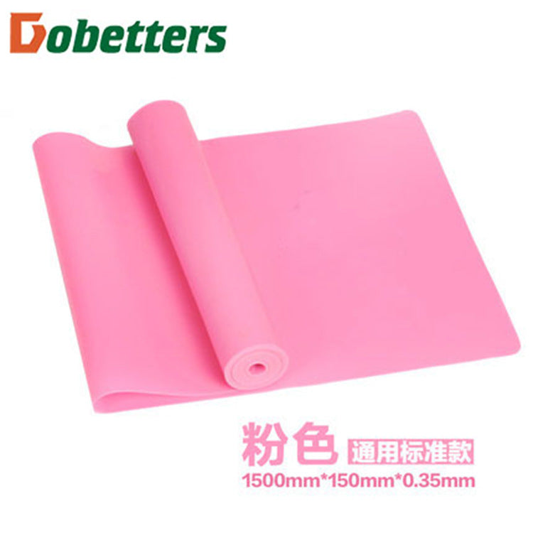Eco-friendly and tasteless latex yoga elastic band Stretching tension sheet resistance band Pull rope Fitness tension belt