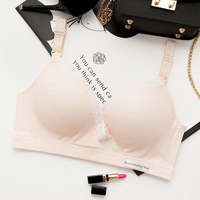 Underwear Wholesale Breastless Bras Without Steel Rings Thin Breathable Bra Front 171