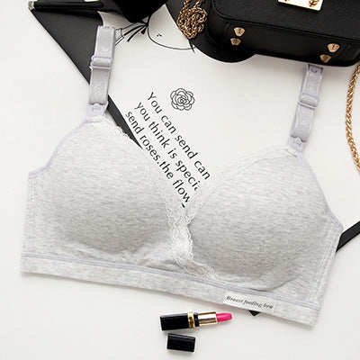 Underwear Wholesale Breastless Bras Without Steel Rings Thin Breathable Bra Front 171