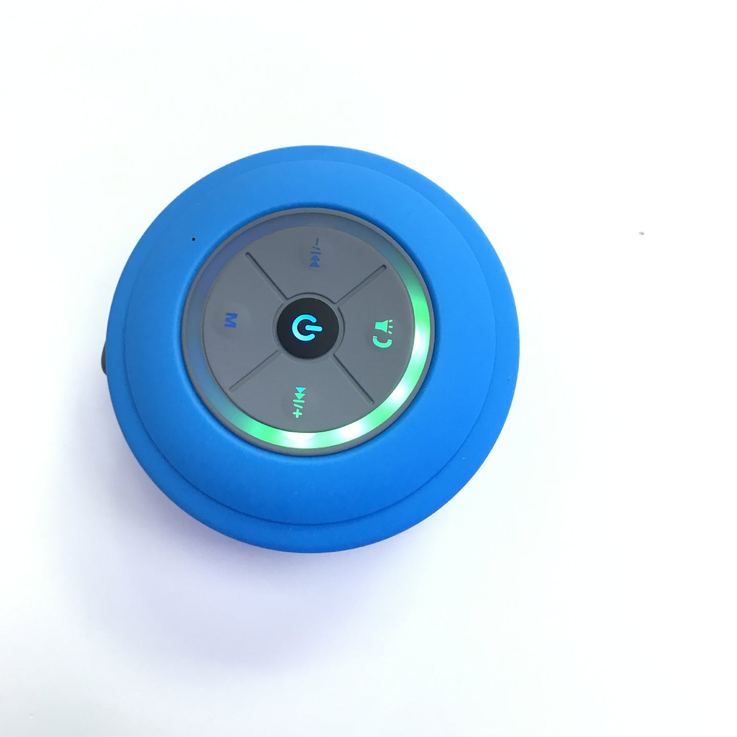 Q9 waterproof suction cup bluetooth speaker with LED lights bathroom car hands-free card subwoofer