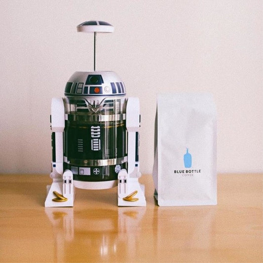 Creative R2D2 robot household mini hand coffee machine, insulation pot, coffee pot, Mocha press pot
