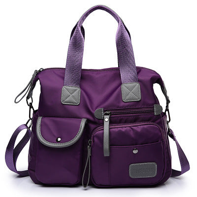 2020 new fashion Korean waterproof Oxford cloth handbag casual nylon shoulder diagonal bag female bag canvas bag