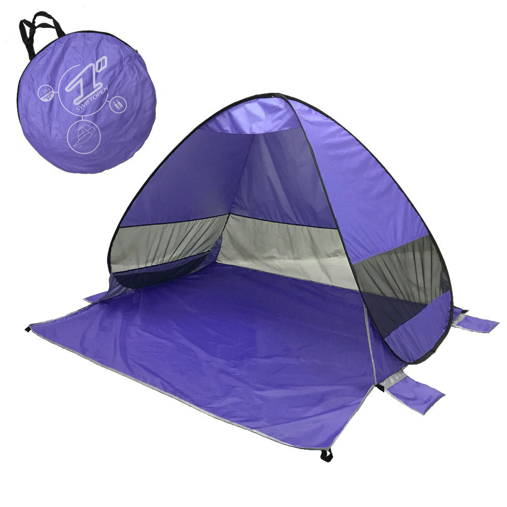 Beach tents, cross-border Amazon explosion models, automatic 2 seconds speed open beach shade OEM