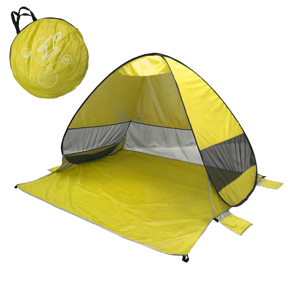 Beach tents, cross-border Amazon explosion models, automatic 2 seconds speed open beach shade OEM