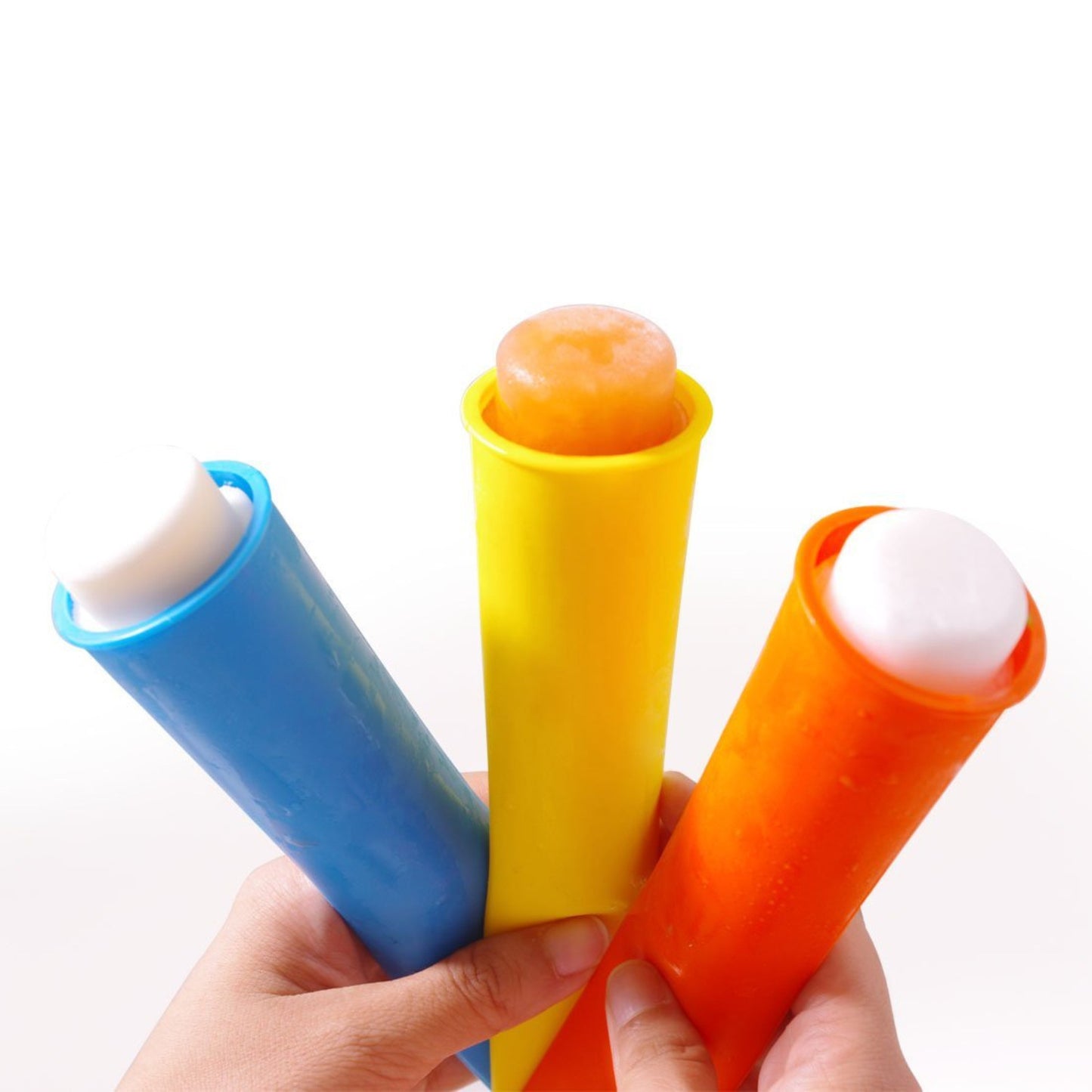 Spot new silicone popsicle mold ice cream ice box ice cream mold cylindrical long popsicle mold ice cube