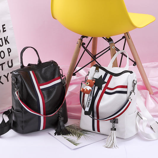 Bag female 2020 new dual-use backpack backpack female bag factory wholesale Amoy source fashion one generation