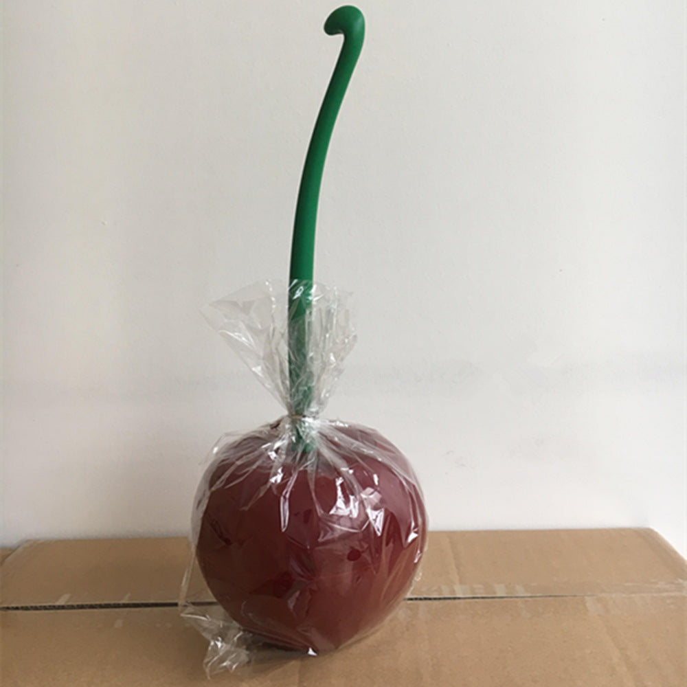 Amazon explosion red brush head cherry toilet brush toilet brush set plastic brush cleaning brush can design mold