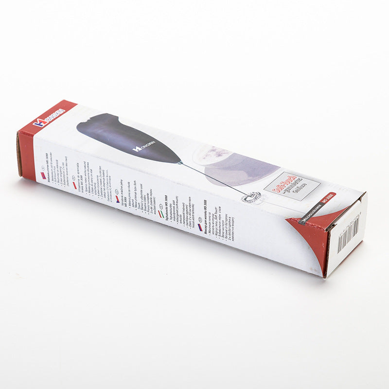 Mini Household Electric Milk Frother Creative Stainless Steel Whisk Fancy Coffee Frother Milk Mixer