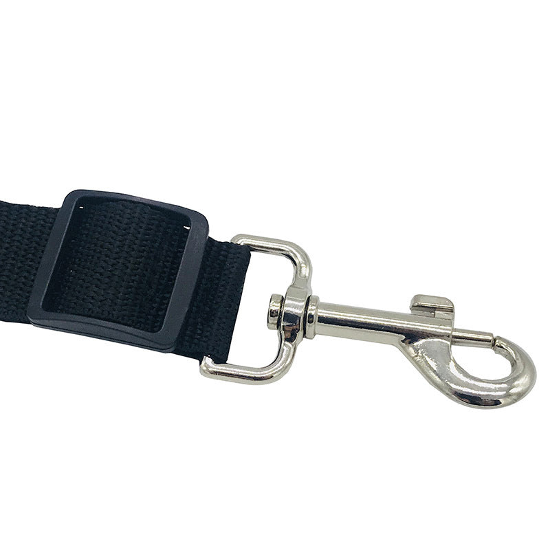 Pet supplies car retractable adjustable seat belt traction belt dog car fixed pet seat belt