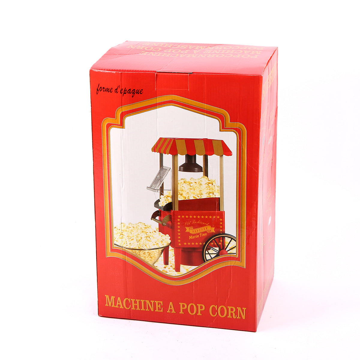 Classic car popcorn machine household cart electric popcorn machine foreign trade The popcorn machine
