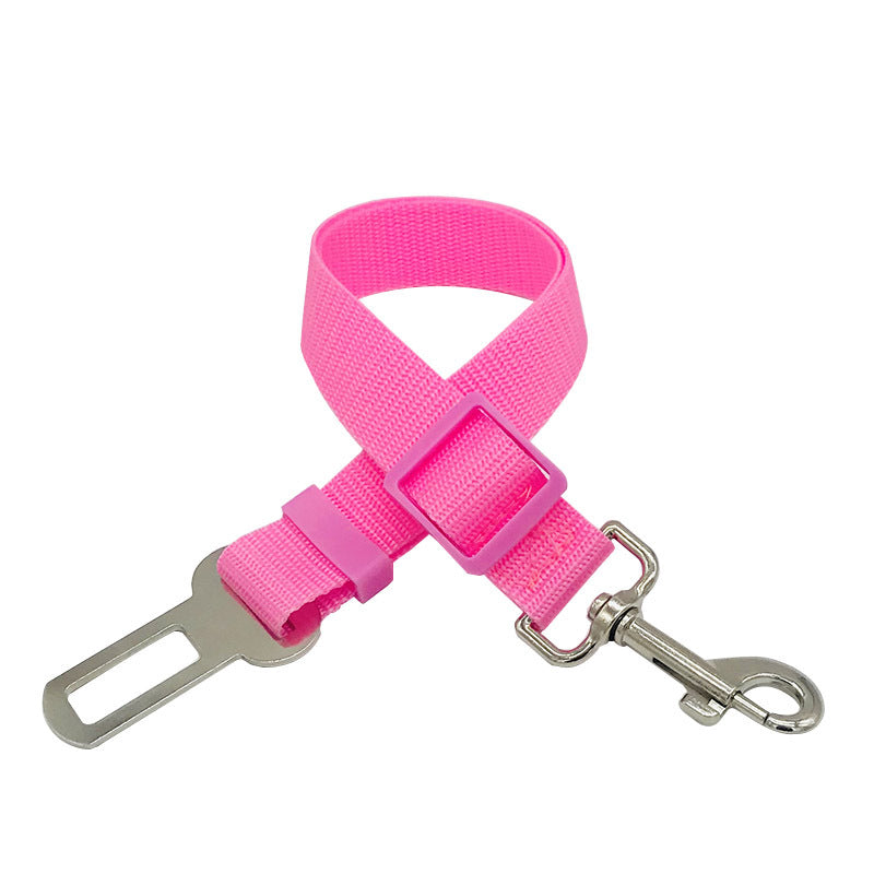 Pet supplies car retractable adjustable seat belt traction belt dog car fixed pet seat belt