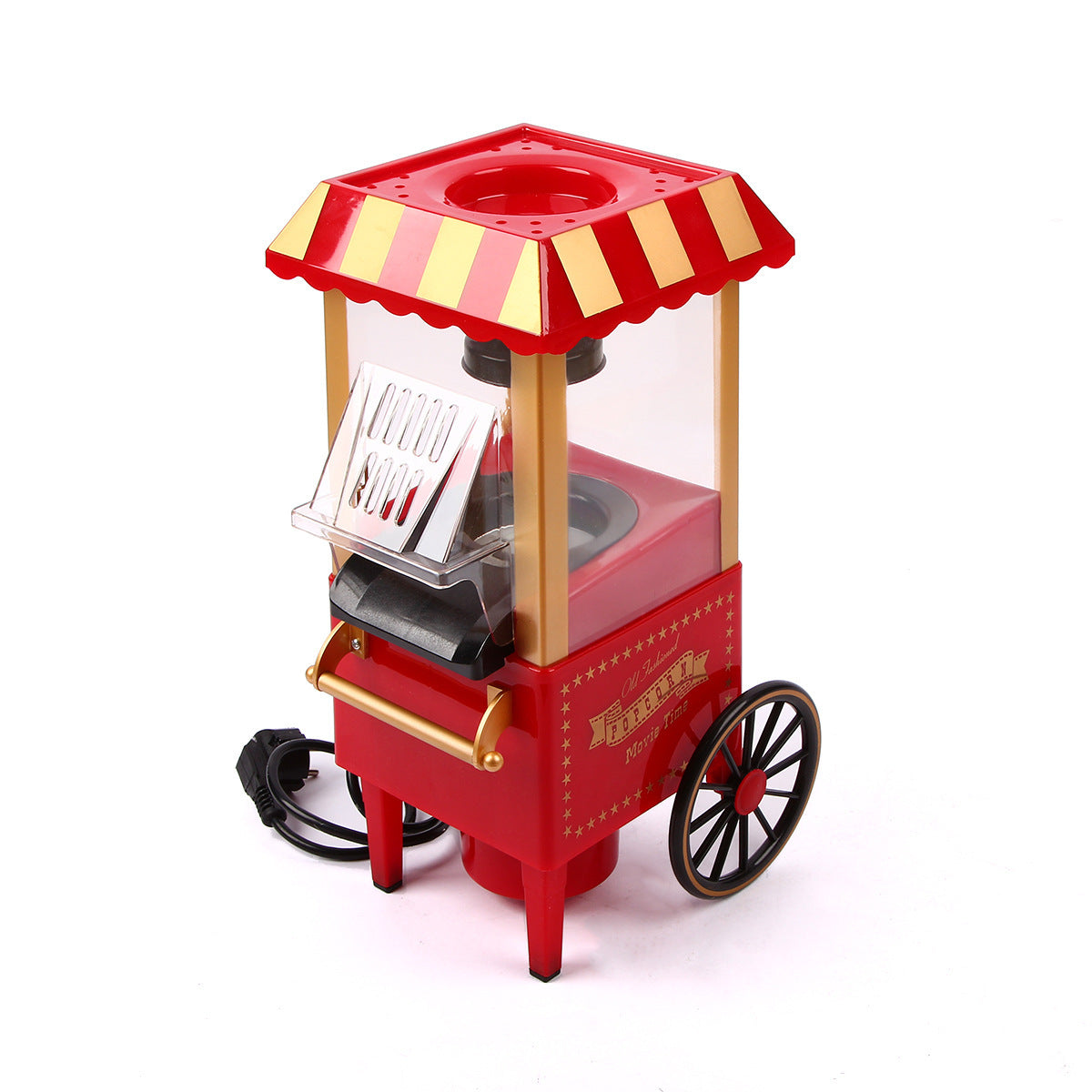 Classic car popcorn machine household cart electric popcorn machine foreign trade The popcorn machine