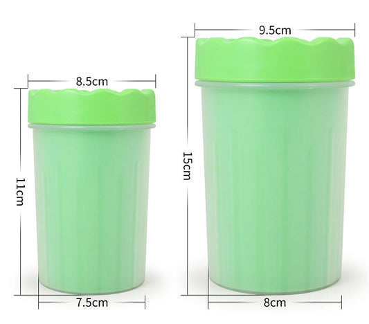 Pet foot wash cup dog paw wash foot pet supplies soft silicone brush easy to clean cat dog bath brush