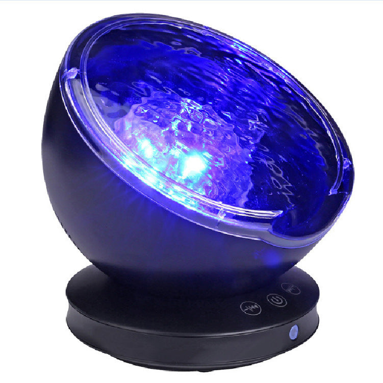 Aurora sleep sleep ocean projection lamp LED star sky projector USB colorful sea wave Daren projector night light