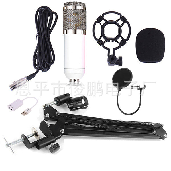 Models computer karaoke chat recording microphone stand sound card set bm-800 condenser microphone
