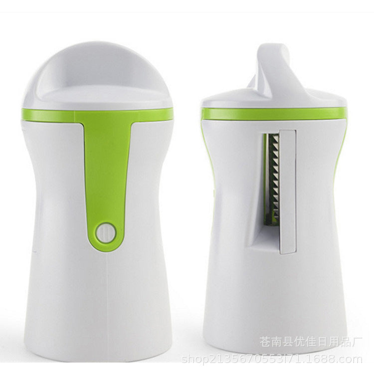 Multifunctional kitchen shredder, spiral funnel cutter, rotary cutter, all-in-one vegetable planer