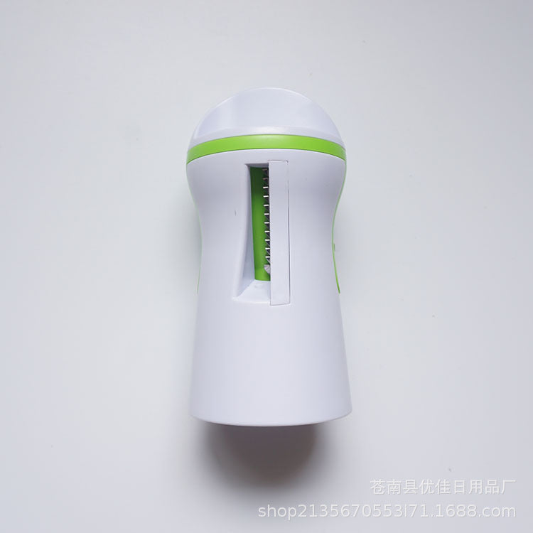 Multifunctional kitchen shredder, spiral funnel cutter, rotary cutter, all-in-one vegetable planer