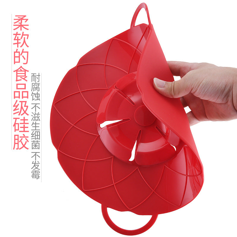 Kitchen Gadget Silicone Anti-overflow Cover Silicone Cover Household Anti-overflow Dust-proof Cover