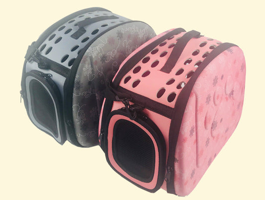 Pet bag portable cat bag dog bag EVA folding pet out backpack bag pet supplies