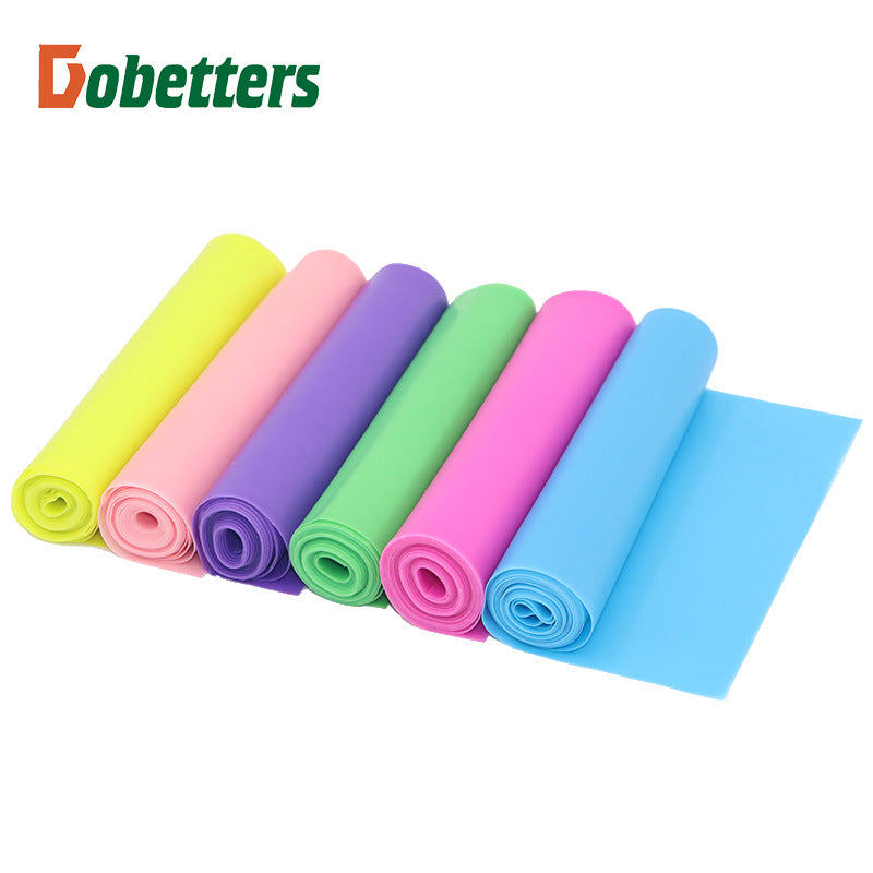 Eco-friendly and tasteless latex yoga elastic band Stretching tension sheet resistance band Pull rope Fitness tension belt
