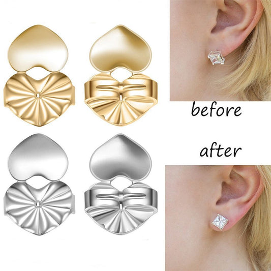 Magic Bax Tremella Ear Nail Aid Ear Nail Button New TV Ear Nail Clip Heart-shaped Pure