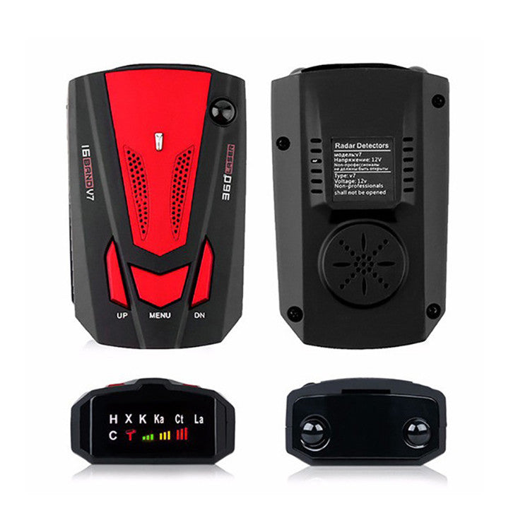 V7 Electronic Dog Car Speed Measuring Radar Business Gift Speedometer Car Speed Measuring System Chinese, English, Russian