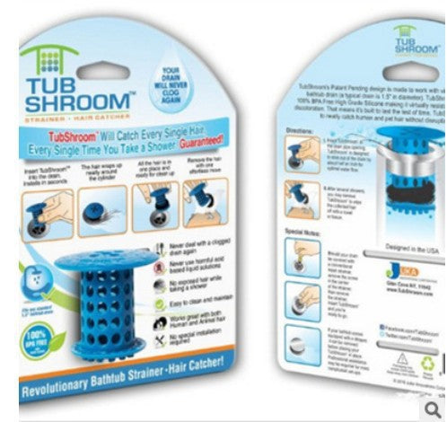 Amazon bathtub pool anti-clogging device hot sale floor drain hair hair filter cleaning collector