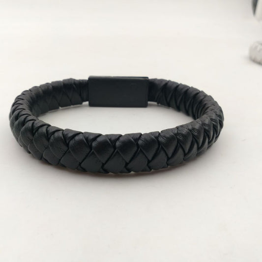 Cross-border e-commerce for personalized weaving creative leather cord bracelet data cable USB portable data cable bracelet