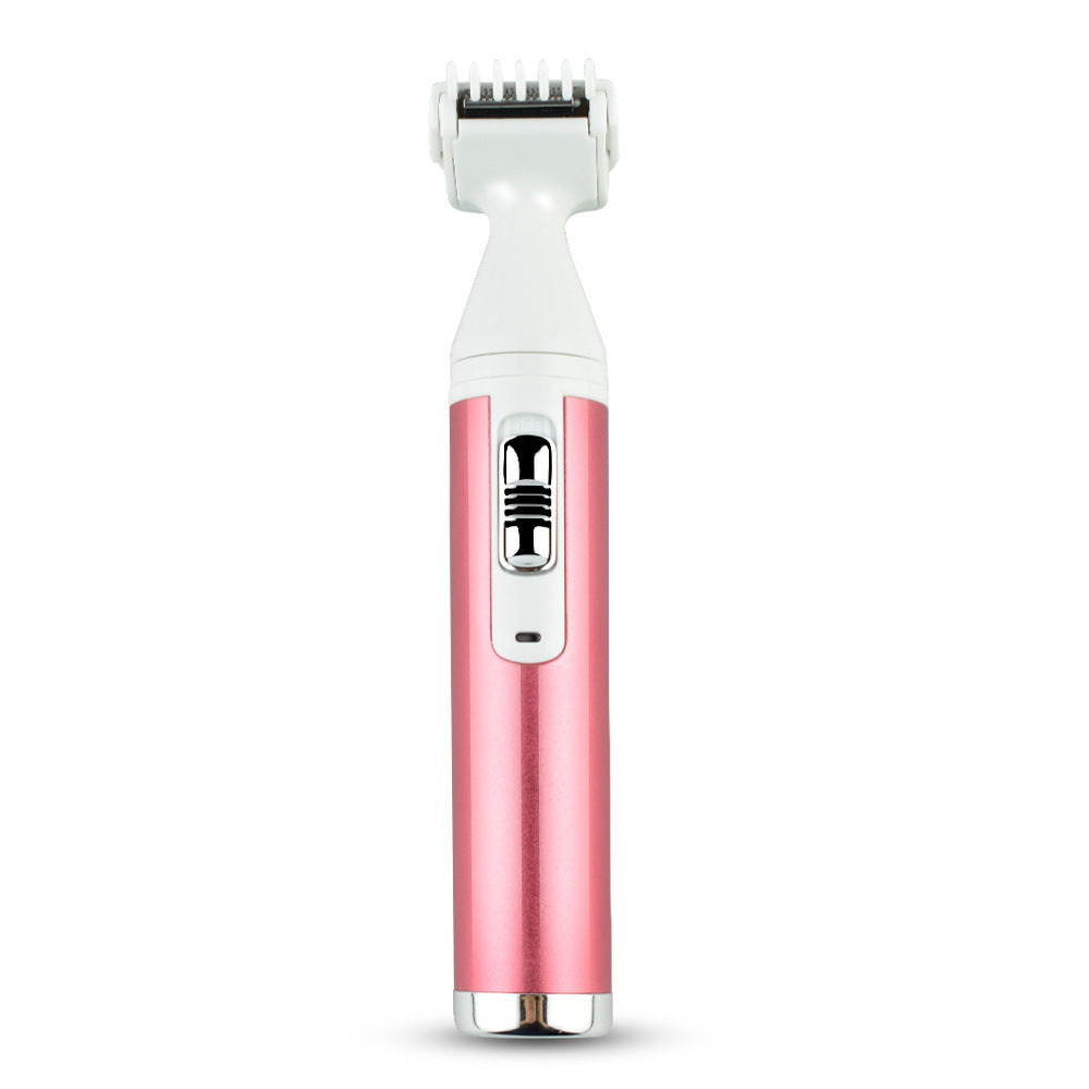 Foreign trade new style  multifunctional trimmer charging lady shaver electric hair remover nose hair eyebrow trimming set